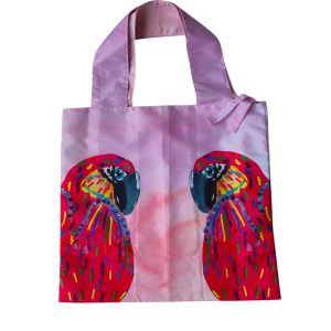 Tote Bag Plegable - Loro Tropical
