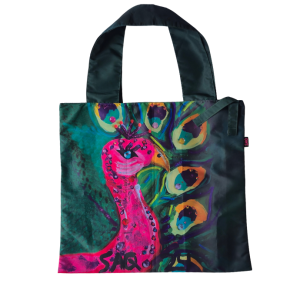 Tote Bag Plegable - Pavo Real