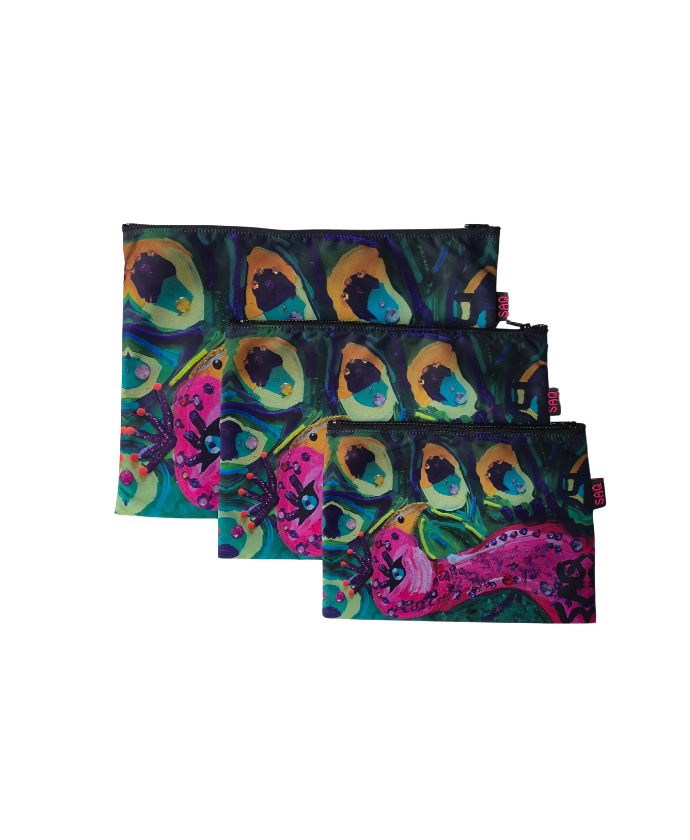 Set de Organizadores X3 - Majestad del Pavo Real