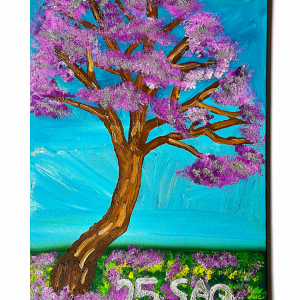 Árbol Florecido de Jacarandá