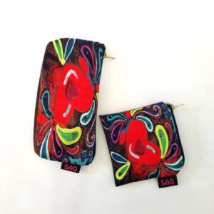 Cosmetiquera + Monedero / Corazon
